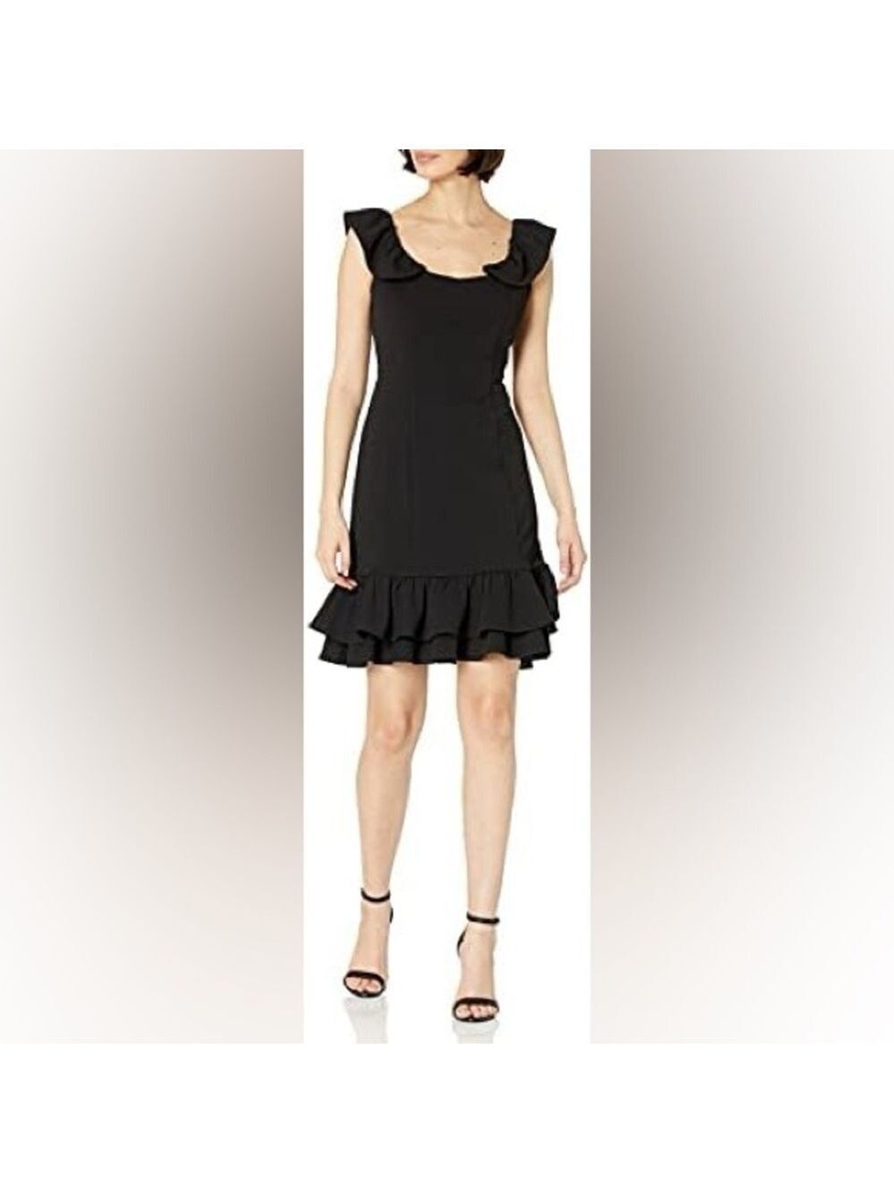 Nanette Lepore Double Flounce Sheath Dress